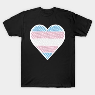 Trans - Lgbt Pride Heart T-Shirt